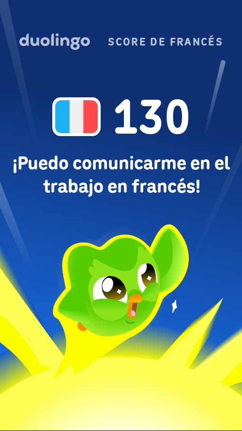 Certificado Francés Duolingo